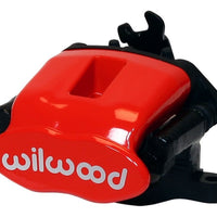 Wilwood Caliper-Combination Parking Brake-R/H-Red 34mm piston .81in Disc