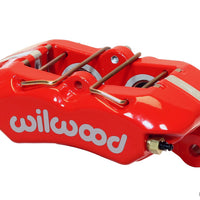 Wilwood Caliper-Dynapro Low-Profile 5.25in Mount - Red 1.12in Pistons .81in Disc