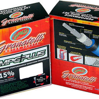 Granatelli 10-14 Ford 6.2L Perf Wire Set w/Inserts/Blue Hi-Temp Jacket/Black Fire Sleeve