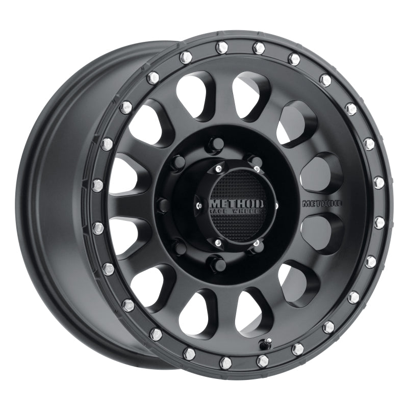 Method MR315 18x9 +18mm Offset 8x170 130.81mm CB Matte Black Wheel