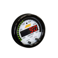 AEM X-Series Temperature 100-300F Gauge Kit (ONLY Black Bezel and Water Temp. Faceplate)