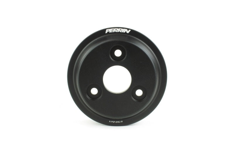 Perrin 15-22 Subaru WRX / 14-18 FXT / 18-21 Crosstrek Lightweight Water Pump Pulley - Black