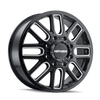 Mayhem 8107D Cogent Dually 20x8.25/8x165.1 BP/115mm Offset/121.3mm Hub Black w/ Milled Spokes Wheel