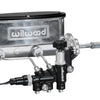 Wilwood HV Tandem M/C Kit w L/H Bracket & Prop Valve - 7/8in Bore Ball Burn.-W/Push