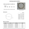 HKS Muffler Gasket 51.1mm ID 59.9mm OD