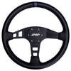 PRP Flat Leather Steering Wheel- Blue