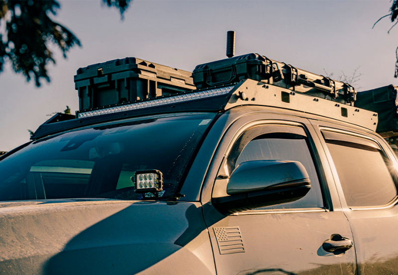 Cali Raised 05-23 Toyota Tacoma Premium Roof Rack - No Front Light Bar / No Switch / No Lights