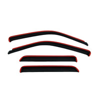 AVS 07-18 Jeep Wrangler Unlimited Ventvisor In-Channel Front & Rear Window Deflectors 4pc - Smoke