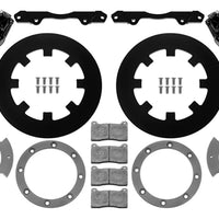 Wilwood 17-21 Can-Am X3RS Black 6-Piston Rear Kit 11.25in - Undrilled Rotors