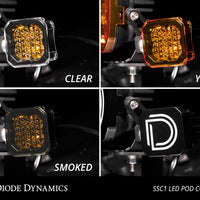 Diode Dynamics Stage Series C1 LED Pod Cover Black Each