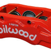 Wilwood Caliper-TX6R- R/H - Red 1.75/1.62/1.62in Pistons 1.38in Disc