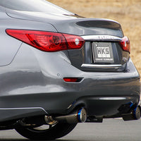 HKS Infiniti Q50 Hybrid VQ37 Dual Hi-Power Titanium Tip Catback Exhaust