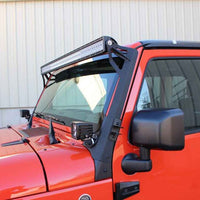 Fishbone Offroad 07-18 Jeep Wrangler JK 52In Light Bar Bracket