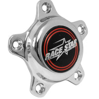 Race Star 5 Lug Cap Tall Plastic Chrome (incl. Medallion & Screws)