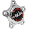 Race Star 5 Lug Cap Tall Plastic Chrome (incl. Medallion & Screws)