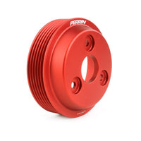 Perrin 15-22 Subaru WRX / 14-18 FXT / 18-21 Crosstrek Lightweight Water Pump Pulley - Red