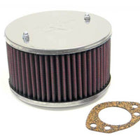 K&N Universal Custom Air Filter - Round 1.625in Flange / 1.625in ID / 2.75in Overall Height