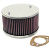 K&N Universal Custom Air Filter - Round 1.625in Flange / 1.625in ID / 2.75in Overall Height