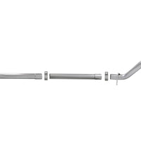 aFe MACH Force-Xp 2-1/2in 409 Stainless Steel Mid-Pipe w/Resonator Delete 18+ Jeep Wrangler JL 3.6L