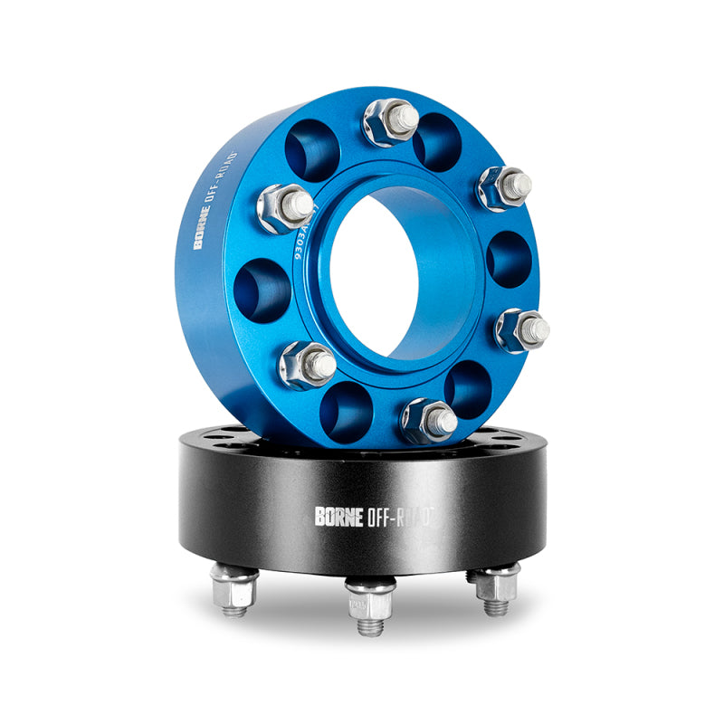 Borne Off-Road Wheel Spacers - 6x139.7 - 106 - 25mm - M12 - Blue