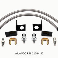 Wilwood Flexline Kit 14 inch -3 M10-1.00 IF 1/8 NPT Straight