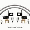 Wilwood Flexline Kit 14 inch -3 M10-1.00 IF 1/8 NPT Straight