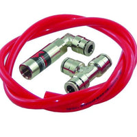 Snow Performance Stg 1 Boost Cooler TD Water Injection Kit (Incl. Red Hi-Temp Tubing/Quick Fittings)