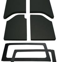 DEI 11-18 Jeep Wrangler JK 2-Door Boom Mat Complete Headliner Kit - 6 Piece - Black