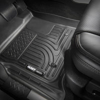 Husky Liners 19-24 Jeep Wrangler JLU WeatherBeater Second Row Black Floor Liners