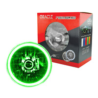 Oracle Pre-Installed Lights 7 IN. Sealed Beam - Green Halo SEE WARRANTY