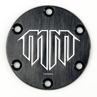 NRG Mad Mike Logo Engraved Horn Delete- Black