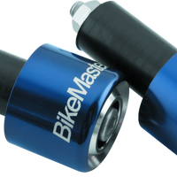 BikeMaster Anodized Aluminum Barend Pair - Blue