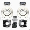 Wilwood Forged Dynalite P/S Park Brake Kit Polished Chevy 12 Bolt w/ C-Clips