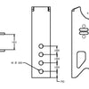 Ridetech Weld On Rear Axle Bracket for Bolt-On 4 Link