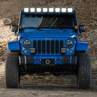 Diode Dynamics Jeep JK SS5 Sport CrossLink Windshield - Yellow Combo Lightbar Kit