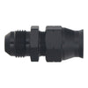 DeatschWerks 8AN Male Flare to 1/2in Hardline Compression Adapter - Anodized Matte Black