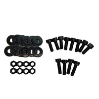 Sparco Seat Hardware Spacer Kit Side Mount - Black Zinc