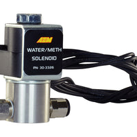 AEM Water/Methanol Injection System - High-Flow Low-Current WMI Solenoid - 200PSI 1/8in-27NPT In/Out