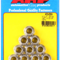 ARP M10 x 1.25 SS 12pt Nut Kit (10/pkg)