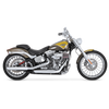 Vance & Hines HD Dyna 91-17 3In Twin Slash Slip PCX Slip-On Exhaust