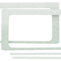 DEI 18-23 Jeep Wrangler JL 4-Door Boom Mat Rear Side Window Trim - 4 Piece - White