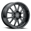 Method Raised MR802 22x9 / 6x5.5 BP / 20mm Offset / 106.25mm Bore - Double Black Milled Wheel