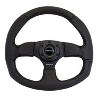 NRG Reinforced Steering Wheel (320mm Horizontal / 330mm Vertical) Leather w/Black Stitching