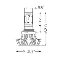 Oracle 9012 4000 Lumen LED Headlight Bulbs (Pair) - 6000K SEE WARRANTY