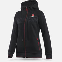 Akrapovic Womens Corpo Zip Hoodie Black - Medium