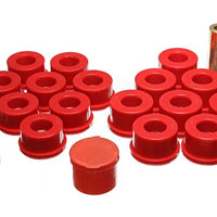 Energy Suspension Control Arm Bushings - Rear - Red