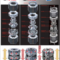 Cusco LSD Type RS 1-Way C-Size Lotus/Toyota (2ZR-FAE) CVT/6MT