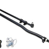 RockJock JL/JT Currectlync Steering System Forged Drag Link 42mm Tie Rod Tube w/Stabilizer Brackets