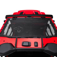 Rugged Ridge Eclipse Sun Shade Black Front 18-20 Jeep Wrangler JLU/JT