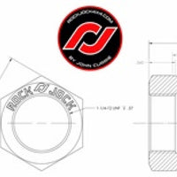 RockJock RockNut Kit Nut and Bung 1 1/4in RH Thread